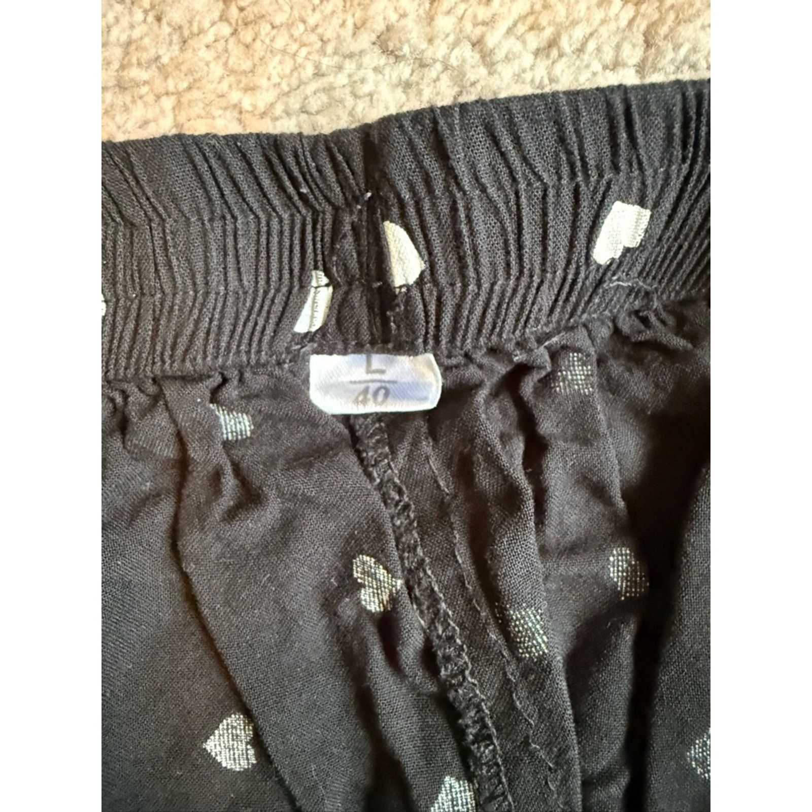 & Other Stories Black Heart-Print Tunic Set Size M / US 6-8 / IT 42-44 - 5 Thumbnail