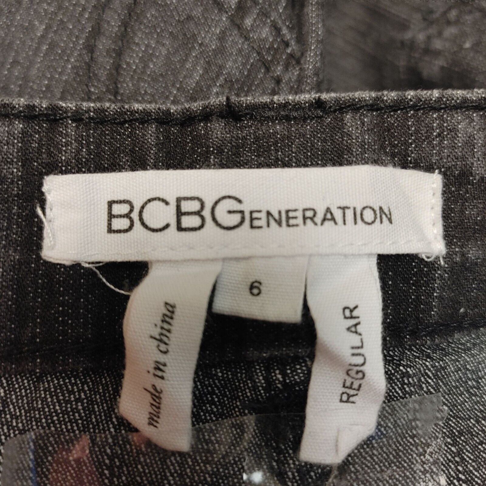 Other BCB Generation Women's Black Denim Regular Jeans 6 Size 28" / US 6 / IT 42 - 3 Thumbnail