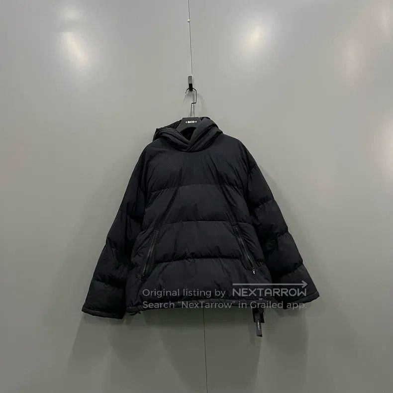 Balenciaga Balenciaga Black Hooded Down Jacket Size US S / EU 44-46 / 1 - 1 Thumbnail