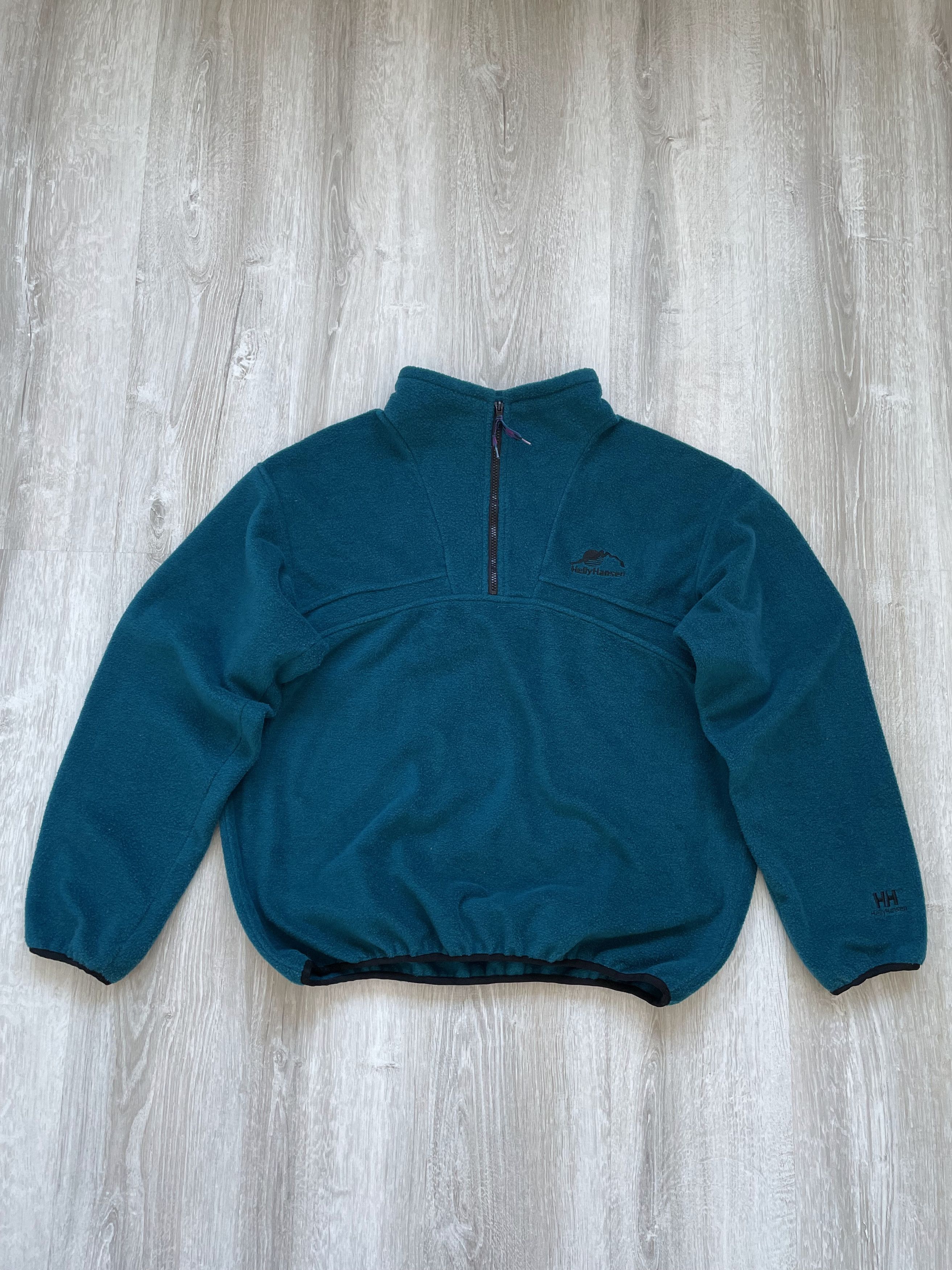 Helly Hansen Vintage Helly Hansen Fleece 1/3 Zip Outdoor Sherpa Size US L / EU 52-54 / 3 - 1 Thumbnail