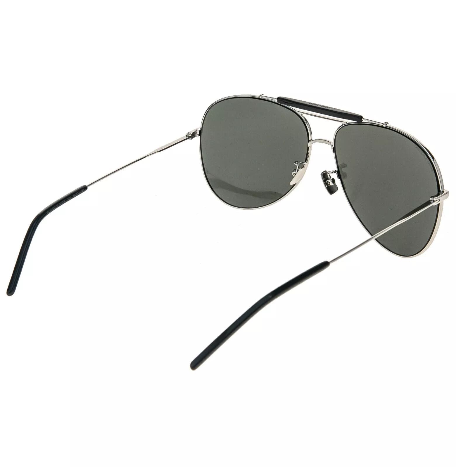 Yves Saint Laurent SAINT LAURENT CLASSIC SL 11 001 Aviator Sunglasses SL11 Size ONE SIZE - 3 Thumbnail