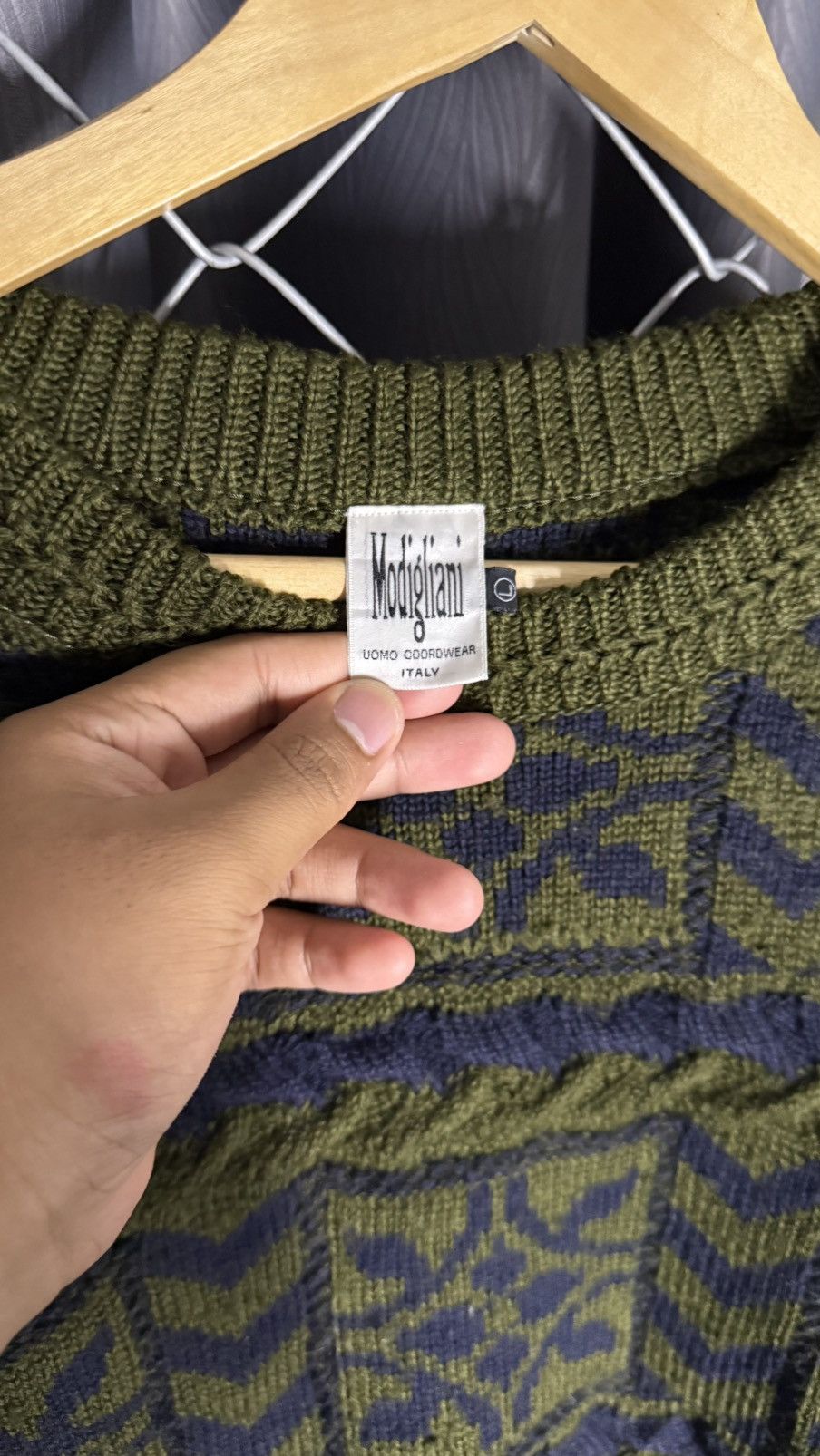 Vintage VINTAGE MODIGLIANI KNITWEAR SWEATER ITALY LARGE Size US L / EU 52-54 / 3 - 5 Thumbnail