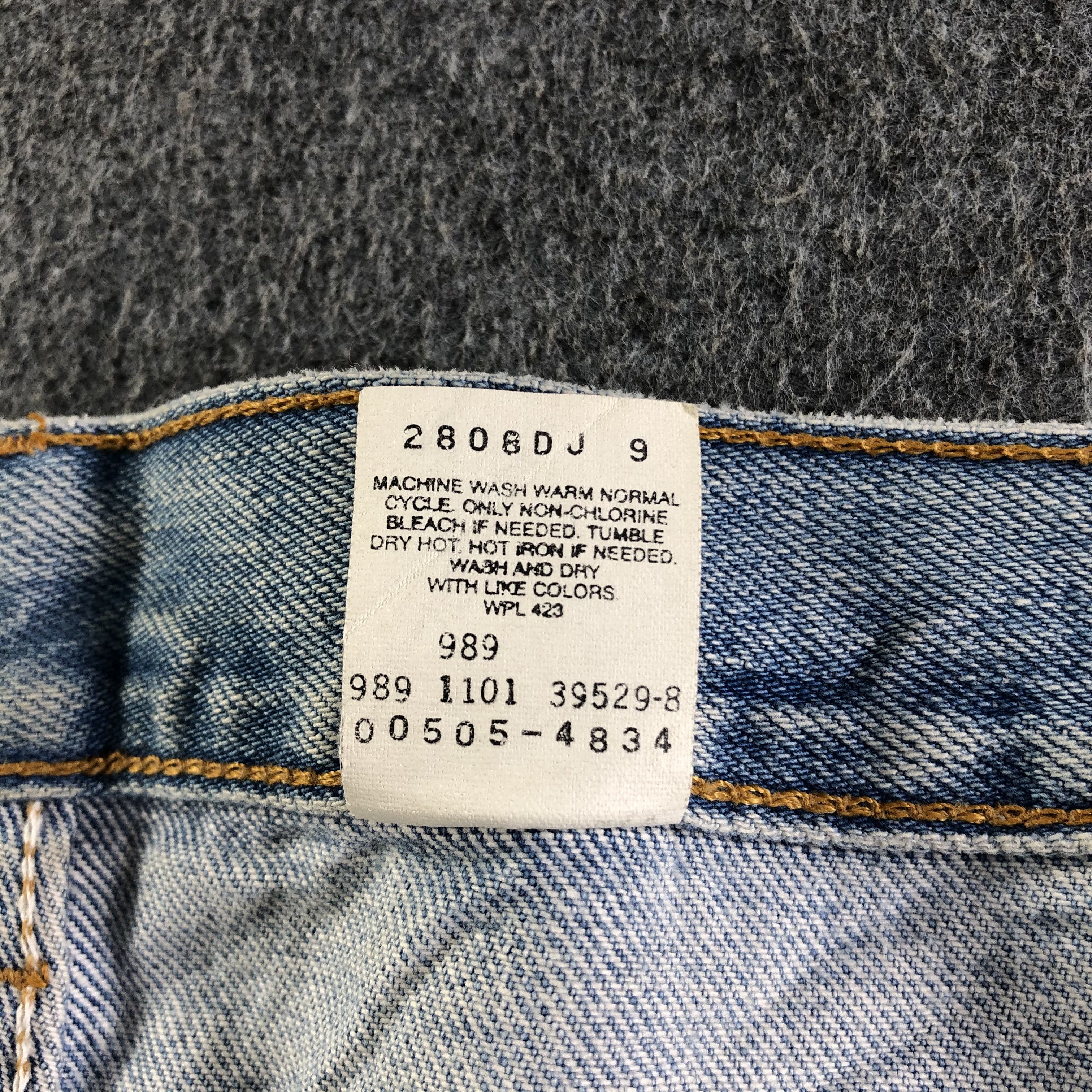 Levi's 90s Vintage Light Wash Levis 505 Jeans-J4187 Size US 38 / EU 54 - 11 Thumbnail