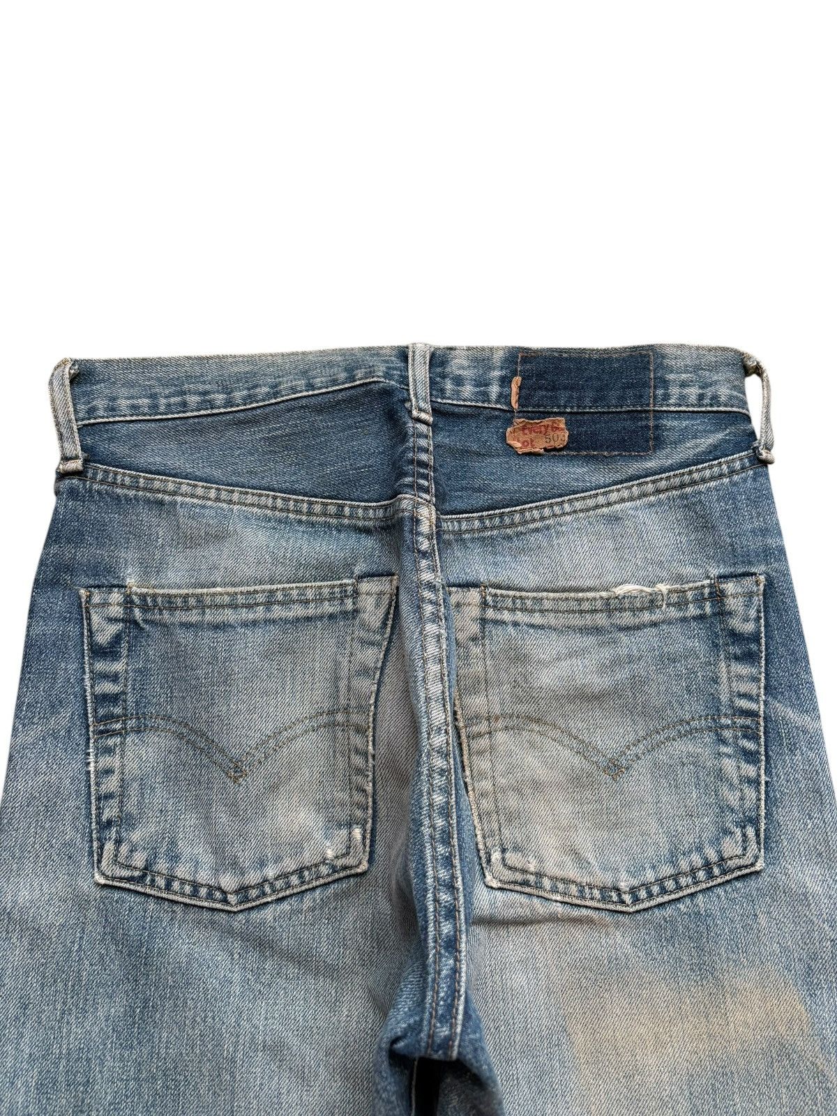 Levi's Vintage 80s Levis 503BXX Big E Selvedge Mud Wash Baggy Jeans Size US 28 / EU 44 - 9 Thumbnail