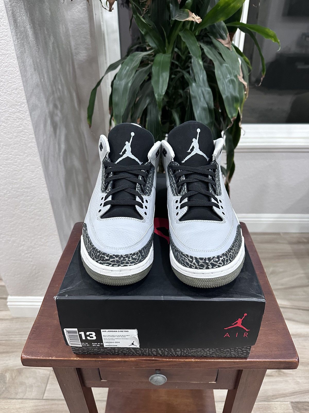 Jordan Brand × Vintage 2014 Jordan 3 Wolf Grey RARE Size US 13 / EU 46 - 2 Thumbnail