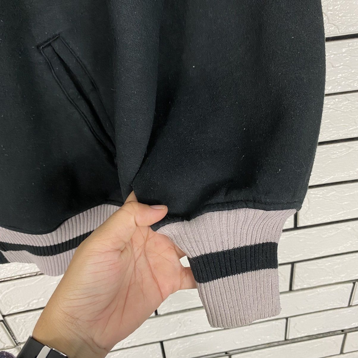 Japanese Brand 📌Vintage Bomber Jacket Vans Snap Button Size US L / EU 52-54 / 3 - 16 Thumbnail
