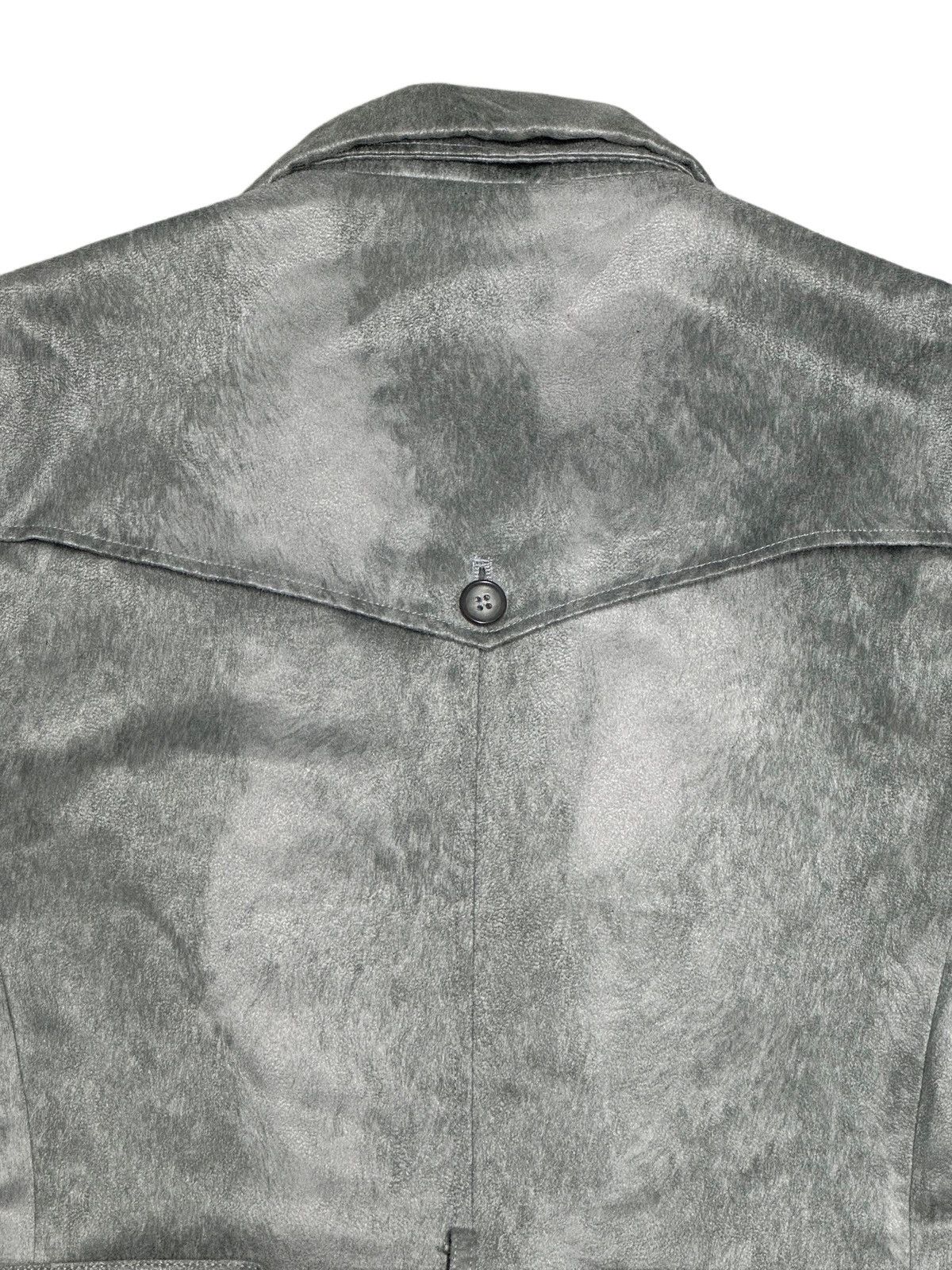 Tornado Mart Tornado Mart Gray Faux Suede Belted Coat Size US M / EU 48-50 / 2 - 5 Thumbnail