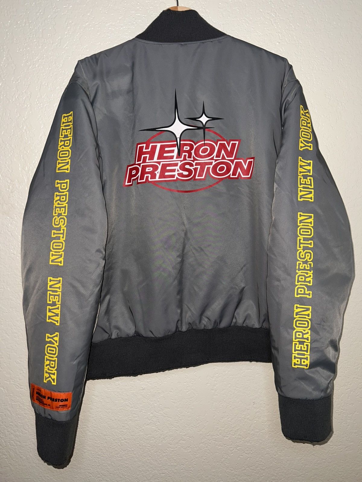 Heron Preston Heron Preston HP Sponsor Nylon Varsity Jacket Size Large Size US L / EU 52-54 / 3 - 5 Thumbnail