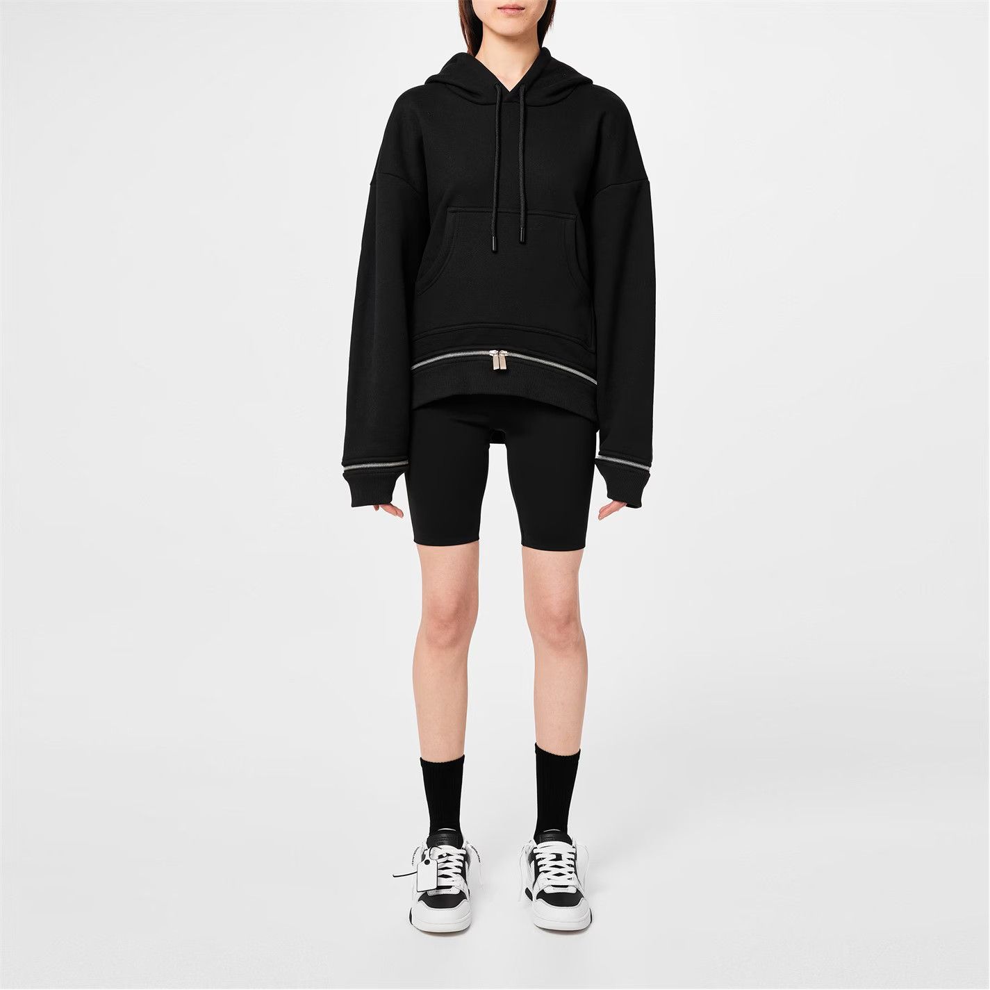 Off-White o1g2r1mq1224 Hoodie in Black Size XS / US 0-2 / IT 36-38 - 6 Thumbnail