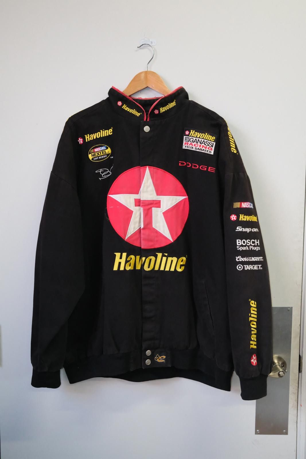 Vintage 00's Chase Authentics Havoline Dale Jarrett Racing Jacket Size ONE SIZE - 1 Thumbnail