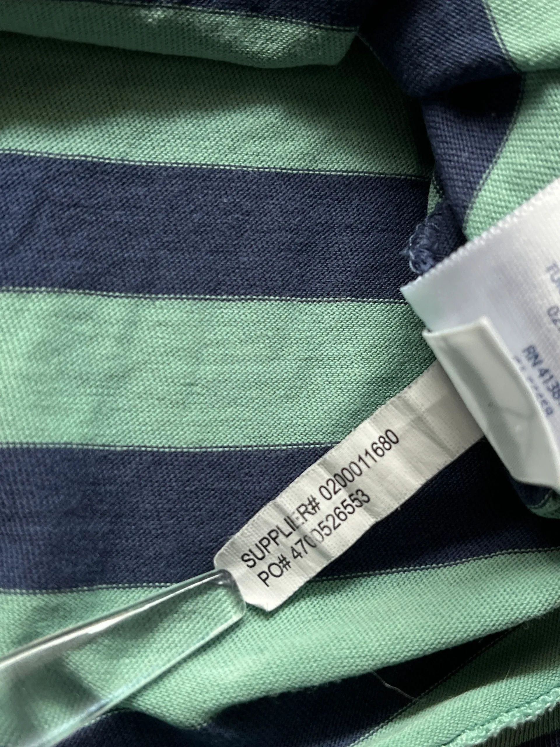 Polo Ralph Lauren Ralph Lauren Stripped Small Pony Pocket T-Shirt 2010's Rare Size US L / EU 52-54 / 3 - 7 Thumbnail