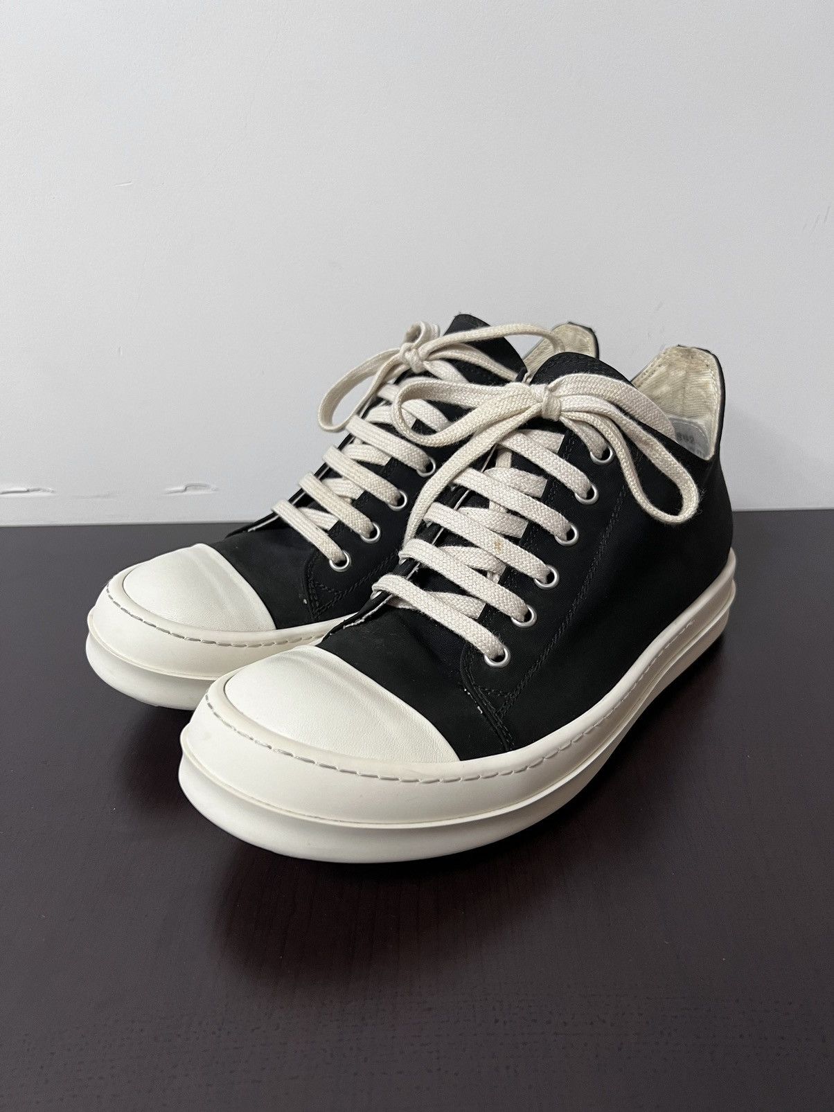 Rick owens drkshdw ramones low sneakers sz 39