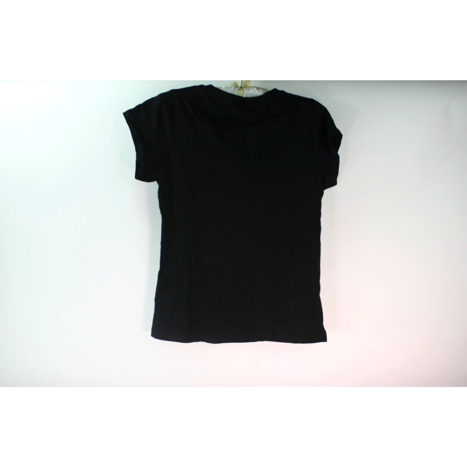 Vintage Pafata Women's T-Shirt Size S Black Gold Casual Round Neck Short Sleeve Basic Theme Metal Size S / US 4 / IT 40 - 5 Thumbnail
