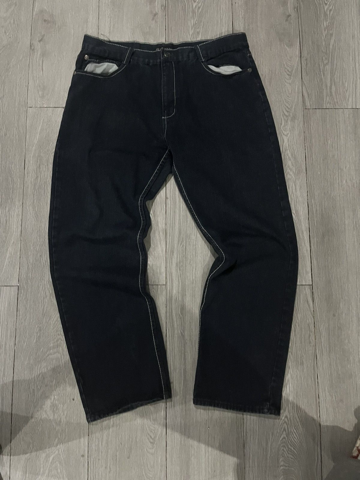 Vintage old skool jeans Size US 36 / EU 52 - 1 Thumbnail