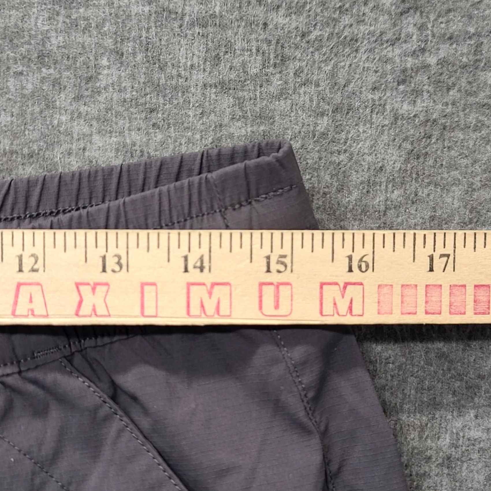 Vintage Duluth AKHG Shorts Womens 12 Regular High Rise Outdoor Stretch Chino Gray Nylon Spandex Moisture Wicking Pockets Slim/Regular Fit Size 34" / US 12 / IT 48 - 3 Thumbnail