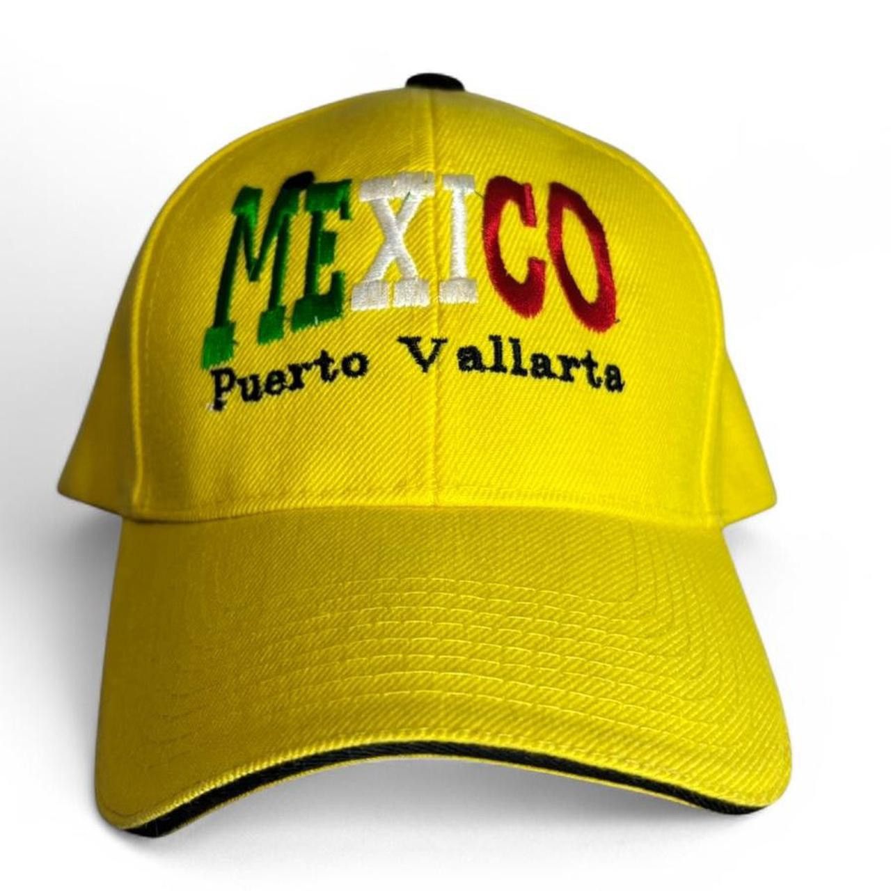 Other Mexico Puerto Vallarta Yellow Embroidered Cap Hat One Size Size ONE SIZE - 1 Thumbnail