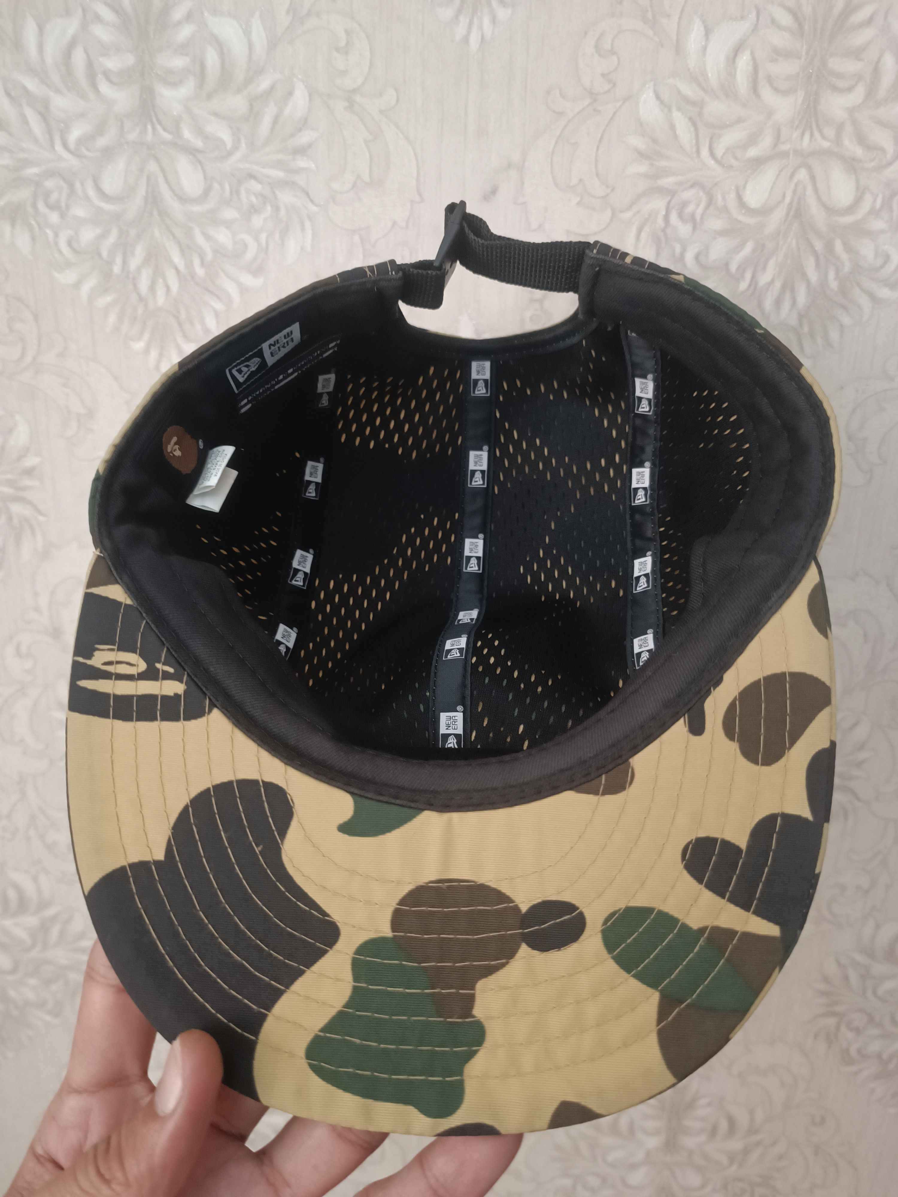 Bape ♦️Yellow Camo Bape X New Era 5 Panel Cap Size ONE SIZE - 4 Thumbnail