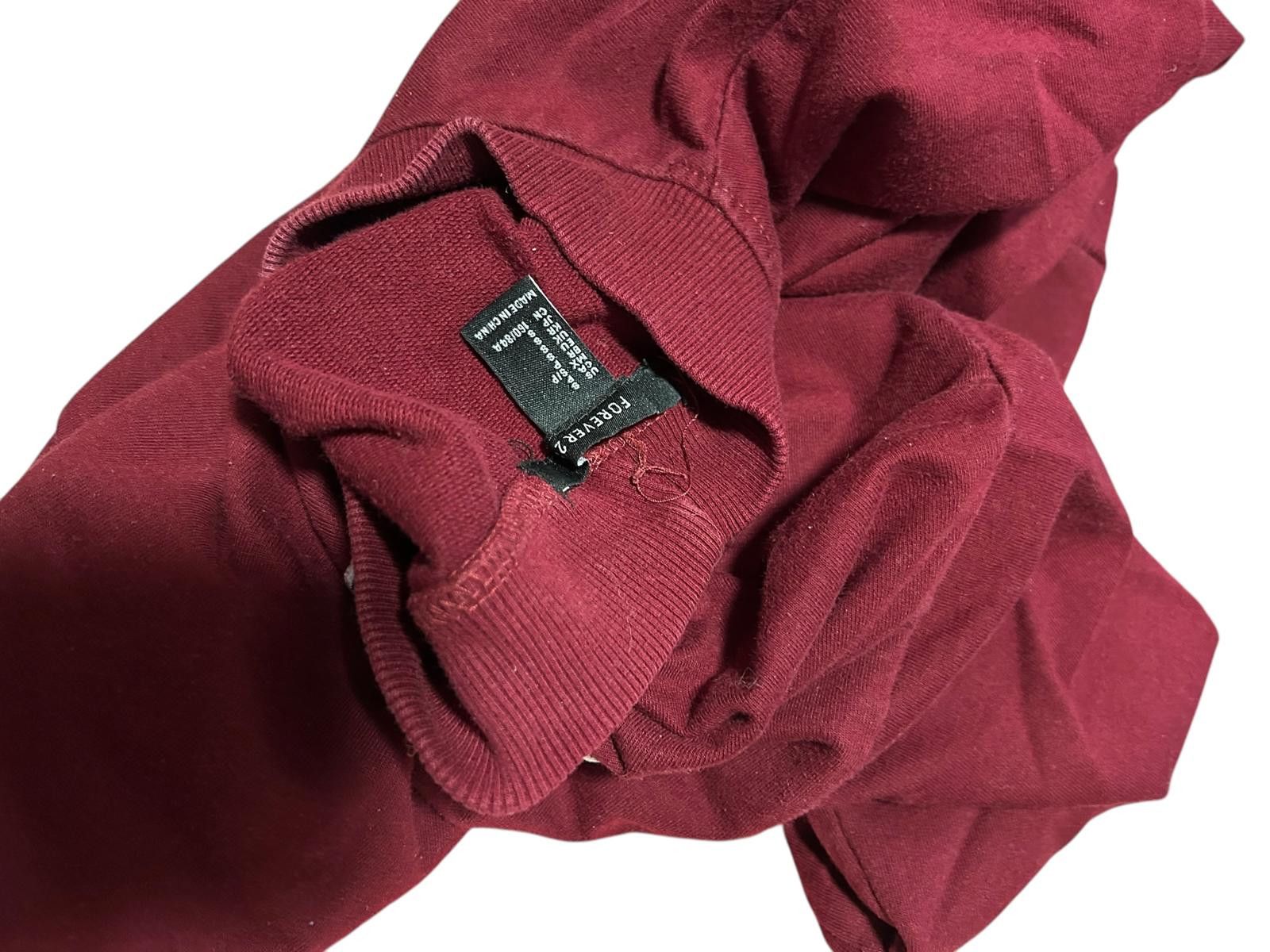 Forever 21 ALRIGHT Cropped Sweatshirt - Vintage Style Size S / US 4 / IT 40 - 5 Thumbnail