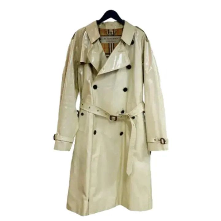Burberry Burberry Beige Long Windbreaker Coat for Men Size US L / EU 52-54 / 3 - 1 Thumbnail
