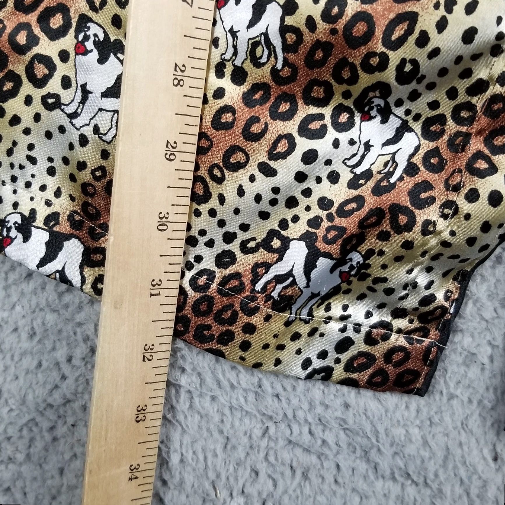 Big Dogs Vintage Big Dogs Sleep Shirt Large Pajama Shirt Cheetah Silky AOP Y2K Flaw Size US XL / EU 56 / 4 - 4 Thumbnail