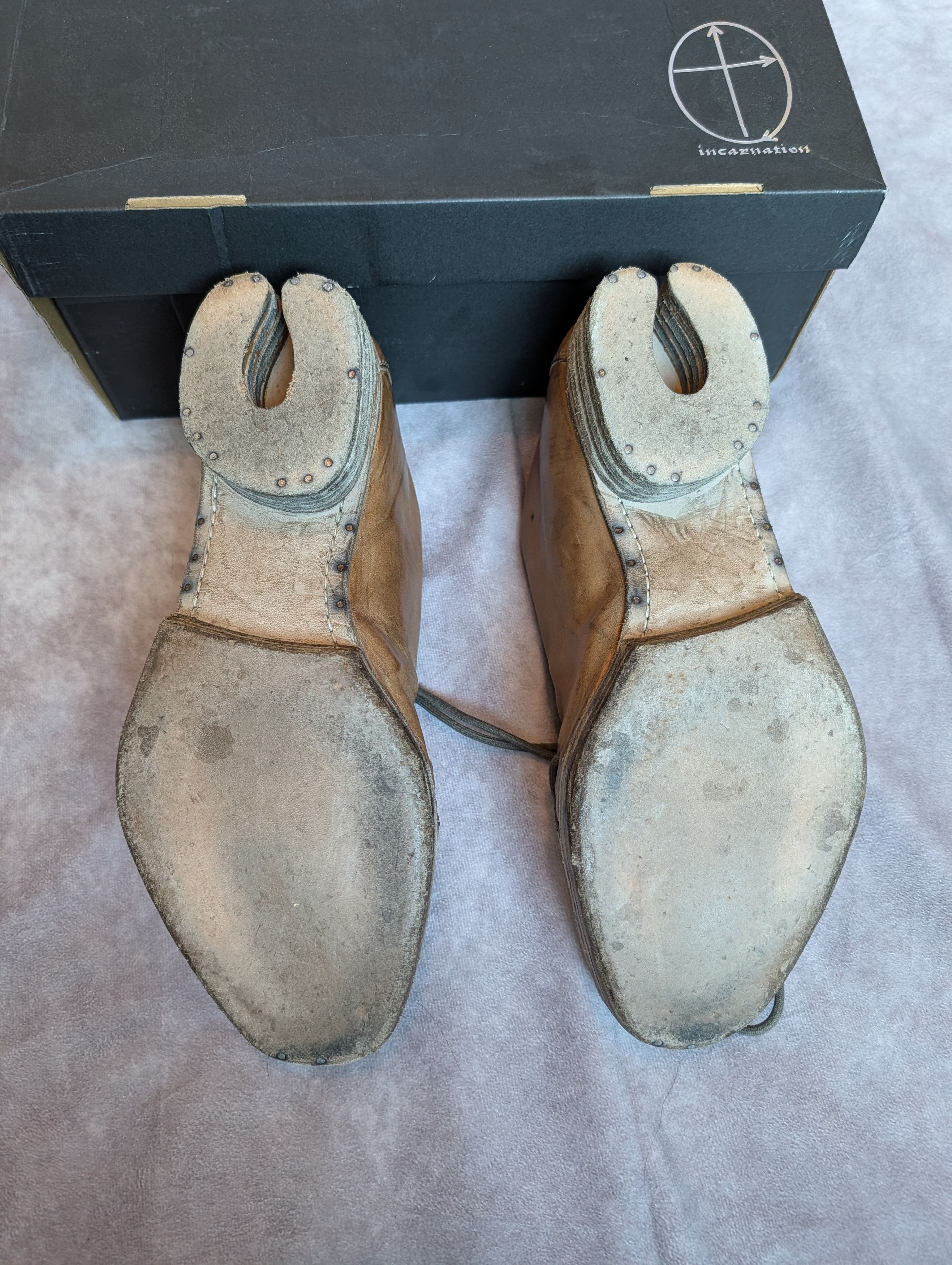 Devoa hoof heel horse leather derby Size US 9 / EU 42 - 4 Thumbnail