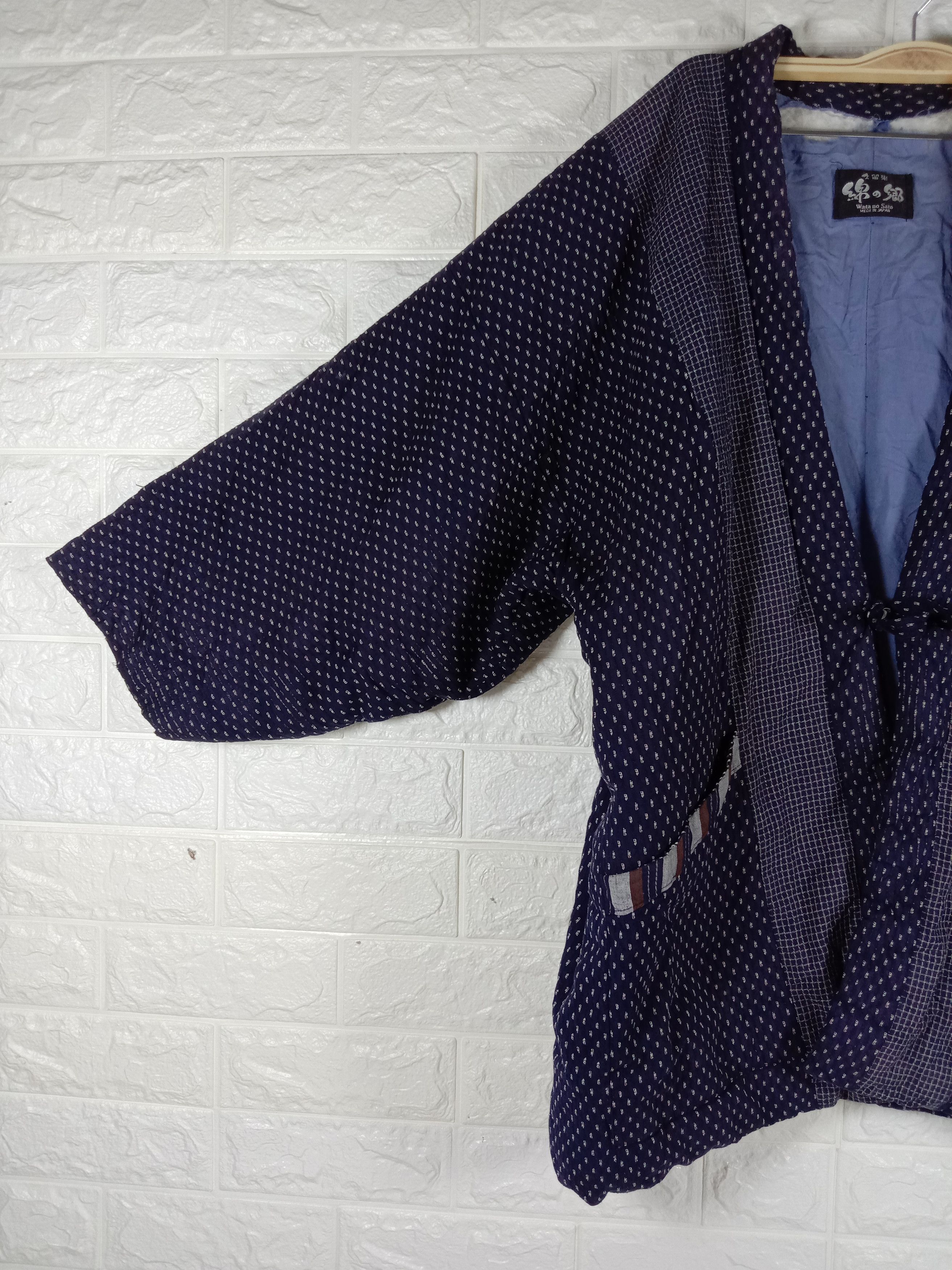 Japanese Brand Vintage Japanese Plaid Hanten Noragi Style Kimono Cardigan Size US XL / EU 56 / 4 - 3 Thumbnail