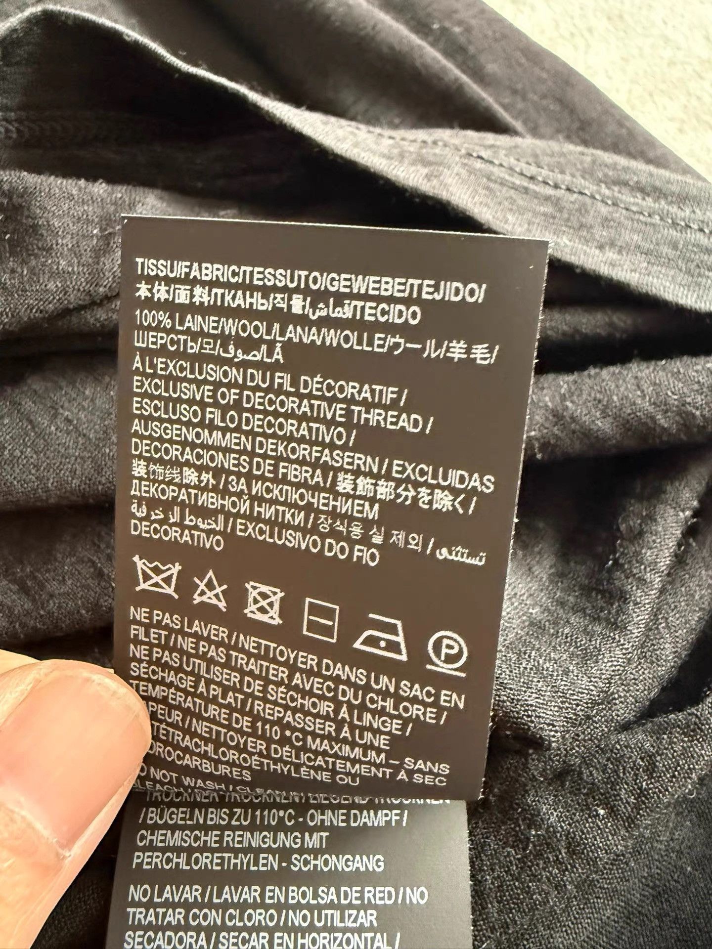 Saint Laurent Paris Saint Laurent 2024ss New Long Sleeve Base Layer K33 Size US XL / EU 56 / 4 - 5 Thumbnail