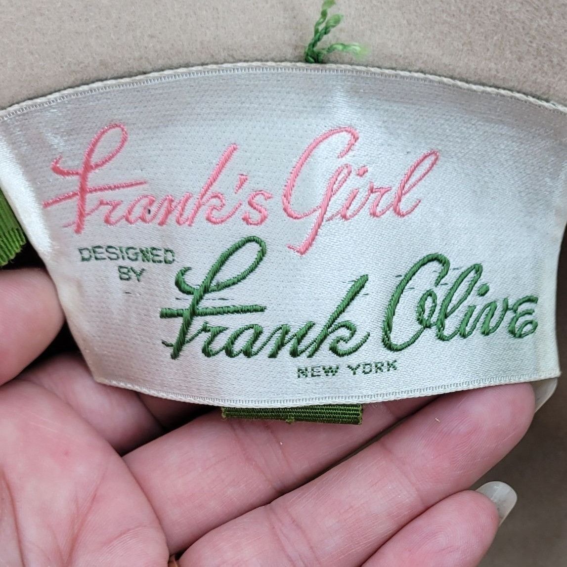 Vintage Vtg 60's Frank Olive Frank's Girl Hat Unique Safari Bucket H Size ONE SIZE - 3 Thumbnail