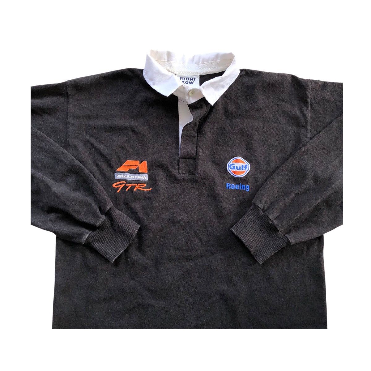 Gear for Sports × Vintage MCLAREN Vintage Gulf Racing Longsleeve Polo Shirt Size US M / EU 48-50 / 2 - 6 Thumbnail