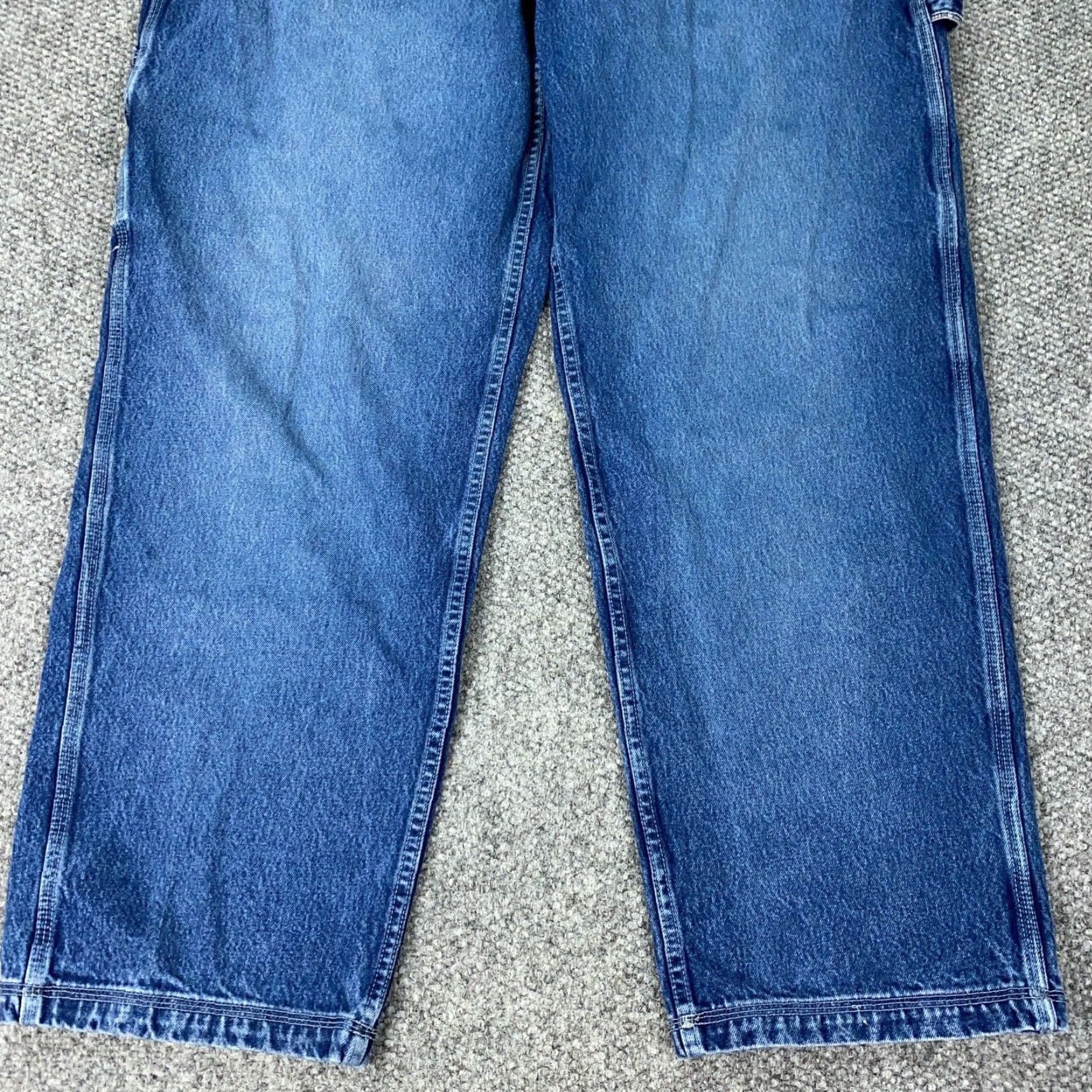 Vintage VINTAGE Mecca Jeans Men’s Size 48 Carpenter Relaxed Fit Denim Baggy 90s Hip Hop Retro Y2K Size US 30 / EU 46 - 3 Thumbnail