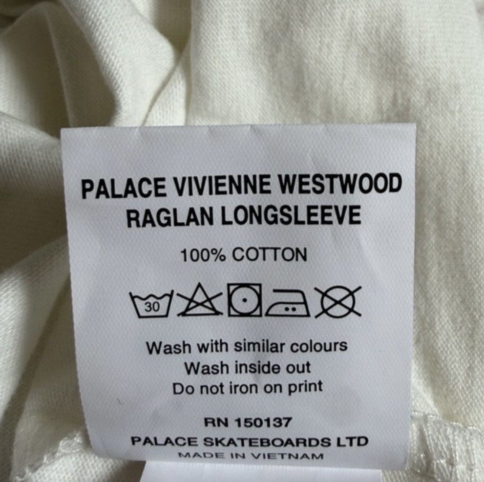 Palace × Vivienne Westwood Palace x Vivienne Westwood Raglan Long Sleeve Tee Pink Size US L / EU 52-54 / 3 - 12 Thumbnail