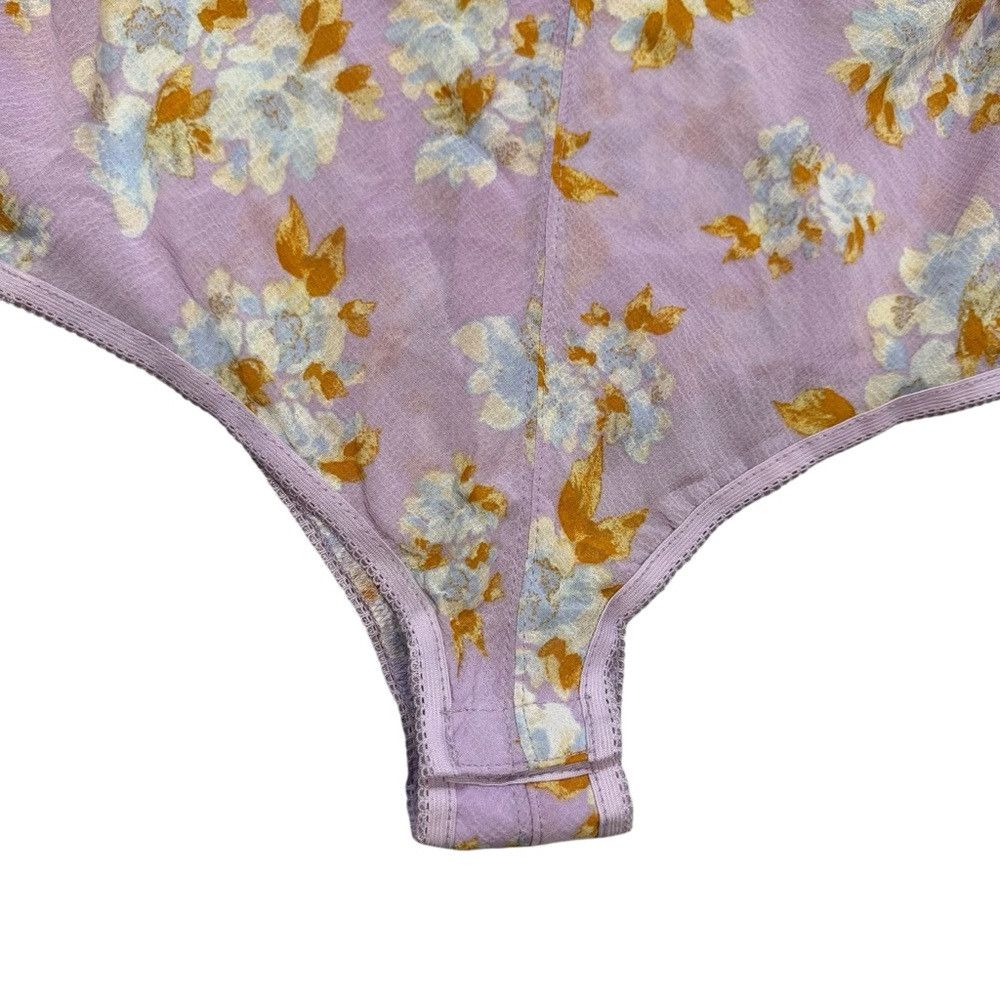 Free People NWT New Free People Monday Morning Lilac Bodysuit Size S Size S / US 4 / IT 40 - 7 Thumbnail