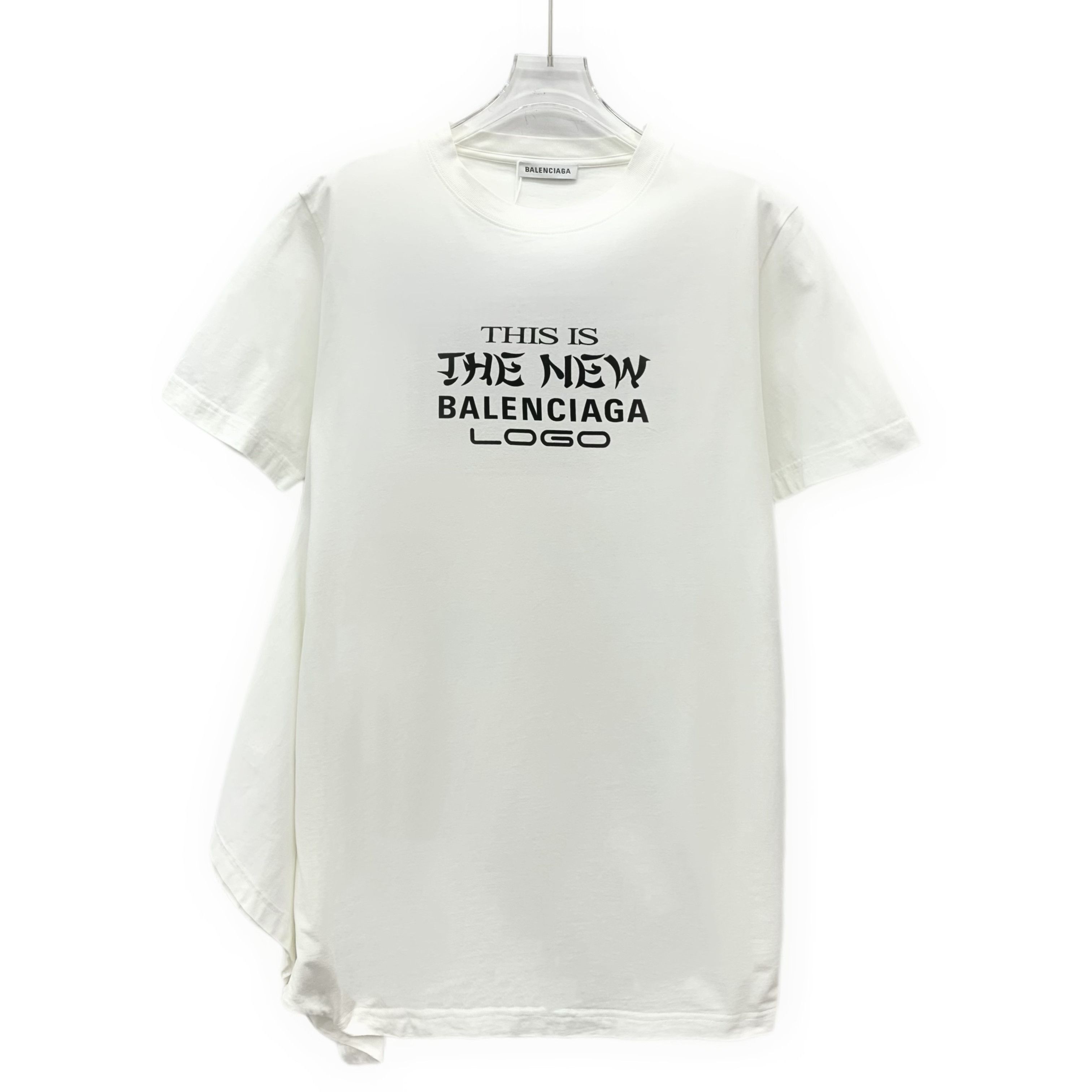Balenciaga Balenciaga Logo Print Tee White (M) Size US M / EU 48-50 / 2 - 1 Thumbnail