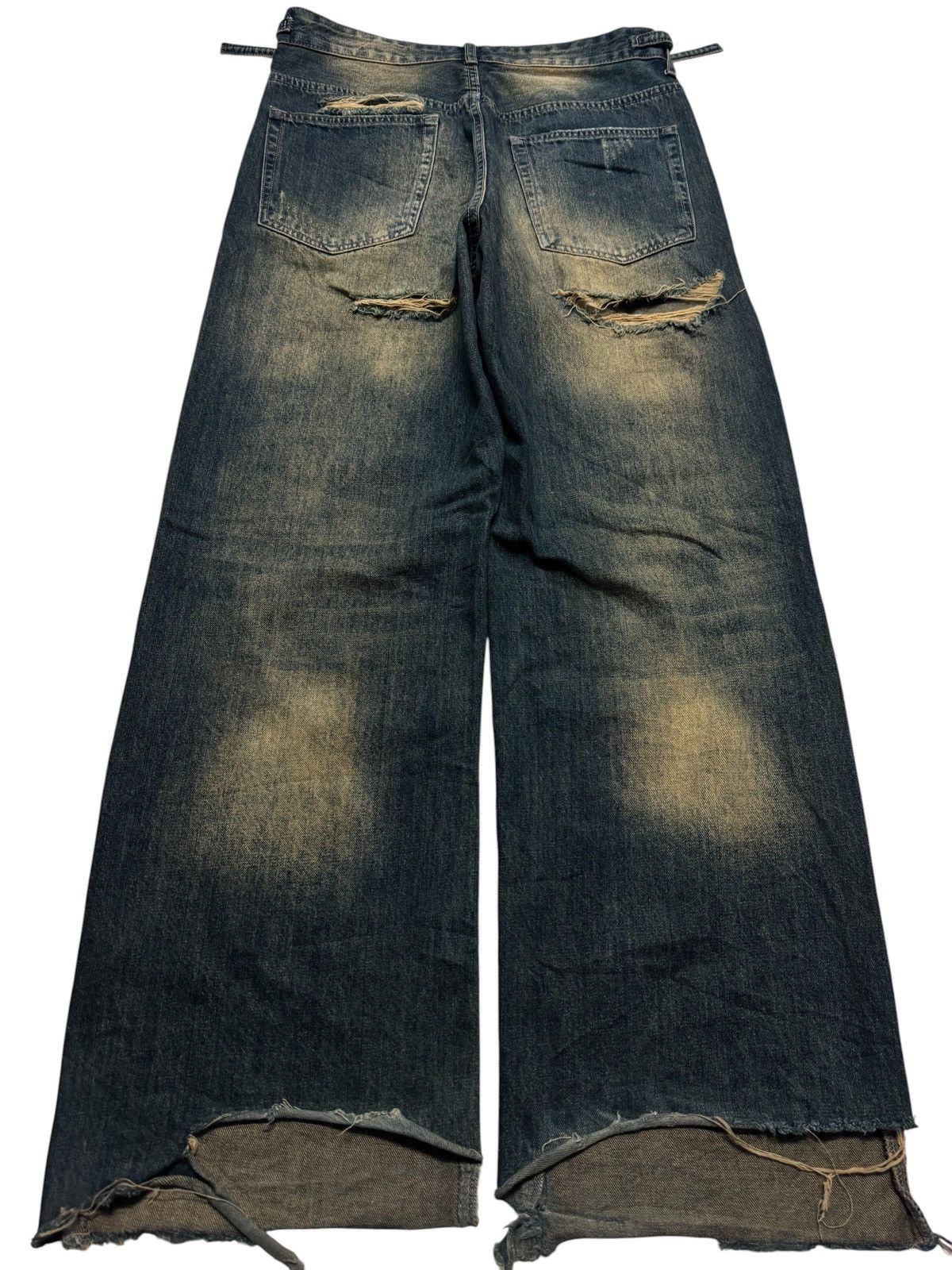 Kapital BALENCIAGA THRASHED BAGGY MUDMAX DISTRESS BY JAPANESE JEANS Size US 31 - 11 Thumbnail