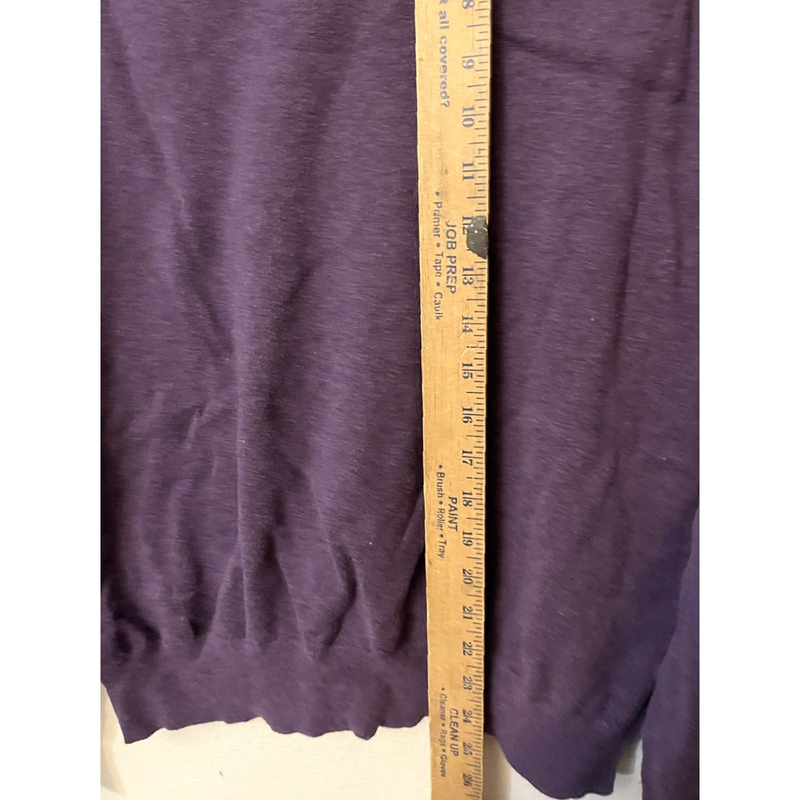 Gap Gap Cotton Pullover Sweater Men Medium Purple V-Neck Casual Size US M / EU 48-50 / 2 - 4 Thumbnail