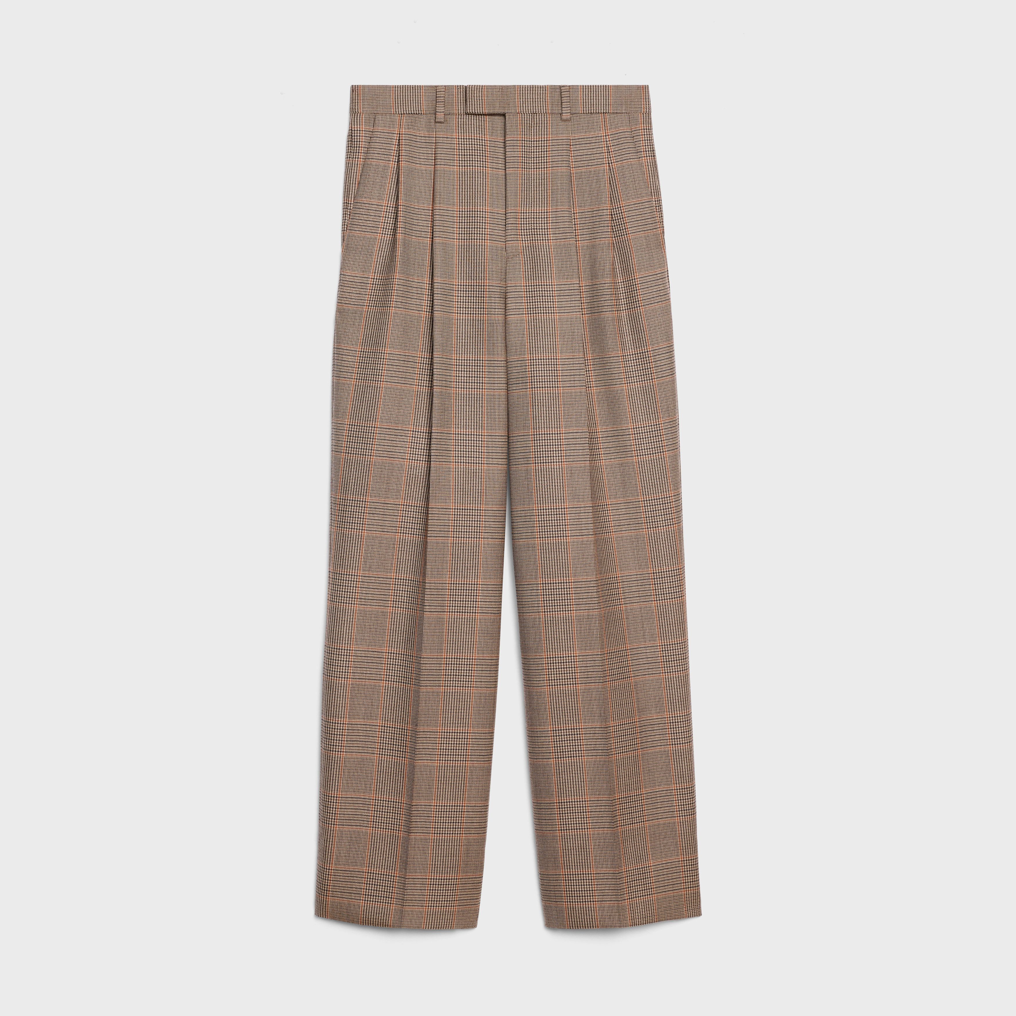 Celine o1w1db11124 Prince Of Wales Margaret Pant in Multicolor Size 26" / US 2 / IT 38 - 1 Thumbnail