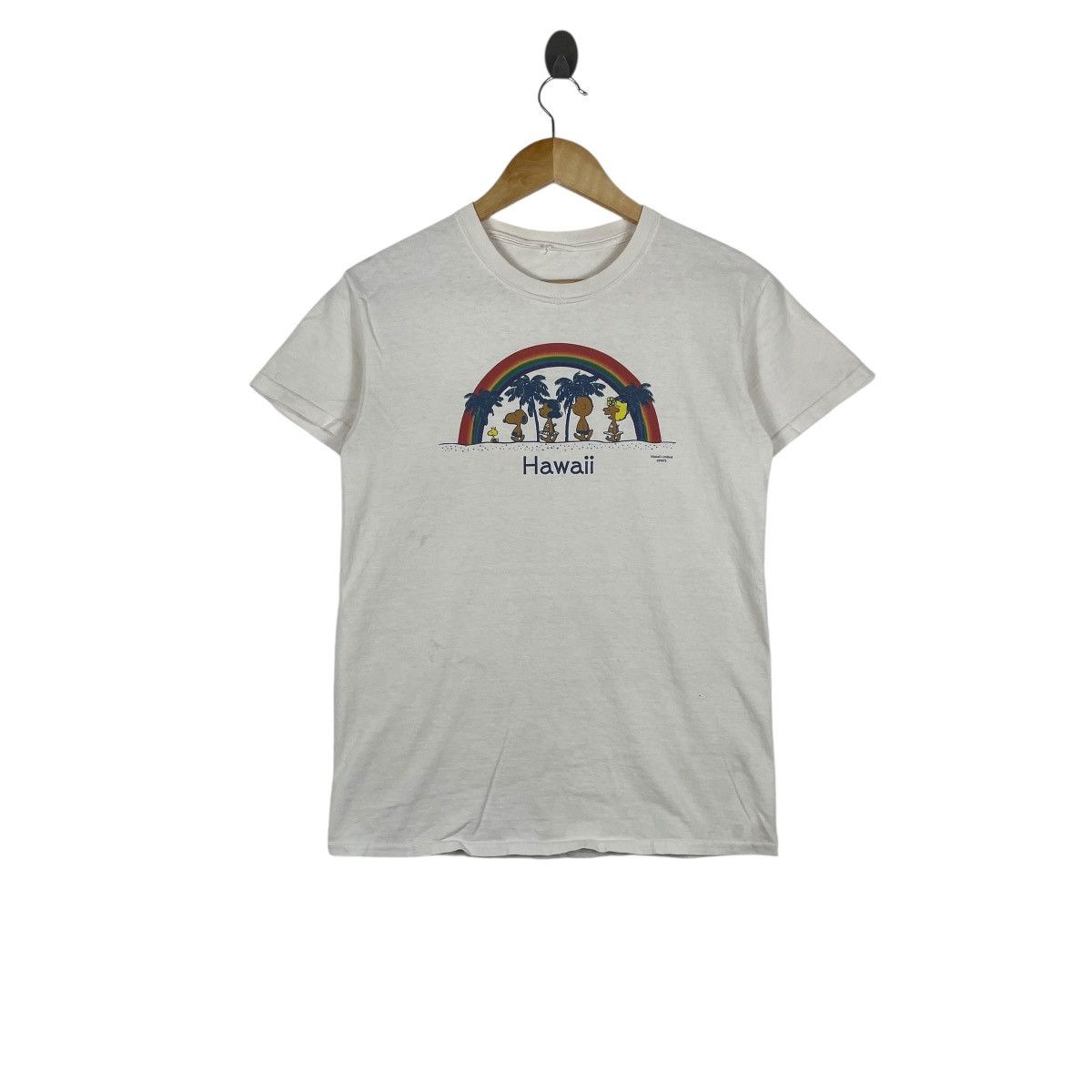 Japanese Brand × Vintage Vintage Hawaii Peanuts Snoopy Beach Tee Shirt Size US S / EU 44-46 / 1 - 1 Thumbnail