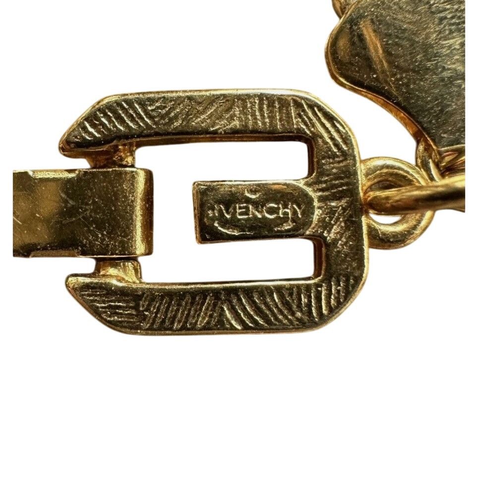 Givenchy Vintage Givenchy GG Gold Plated Herringbone Chain Necklace Size ONE SIZE - 6 Thumbnail