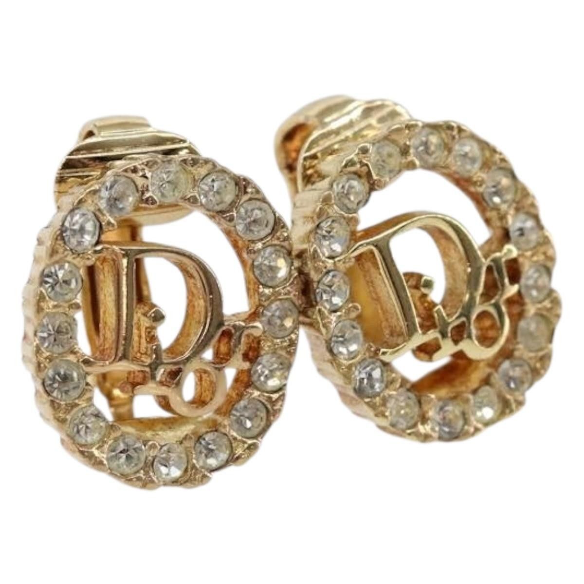 Dior Christian Dior Vintage CD Clip-On Earrings Metal Size ONE SIZE - 1 Thumbnail