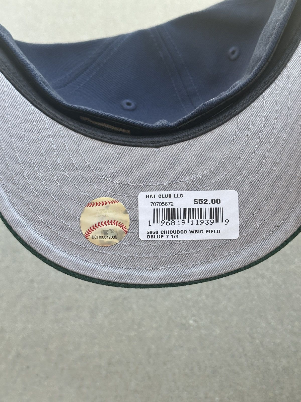 Hat Club × MLB × New Era Chicago Cubs OG College Crossover Campus Fashion 7 1/4 Size ONE SIZE - 3 Thumbnail