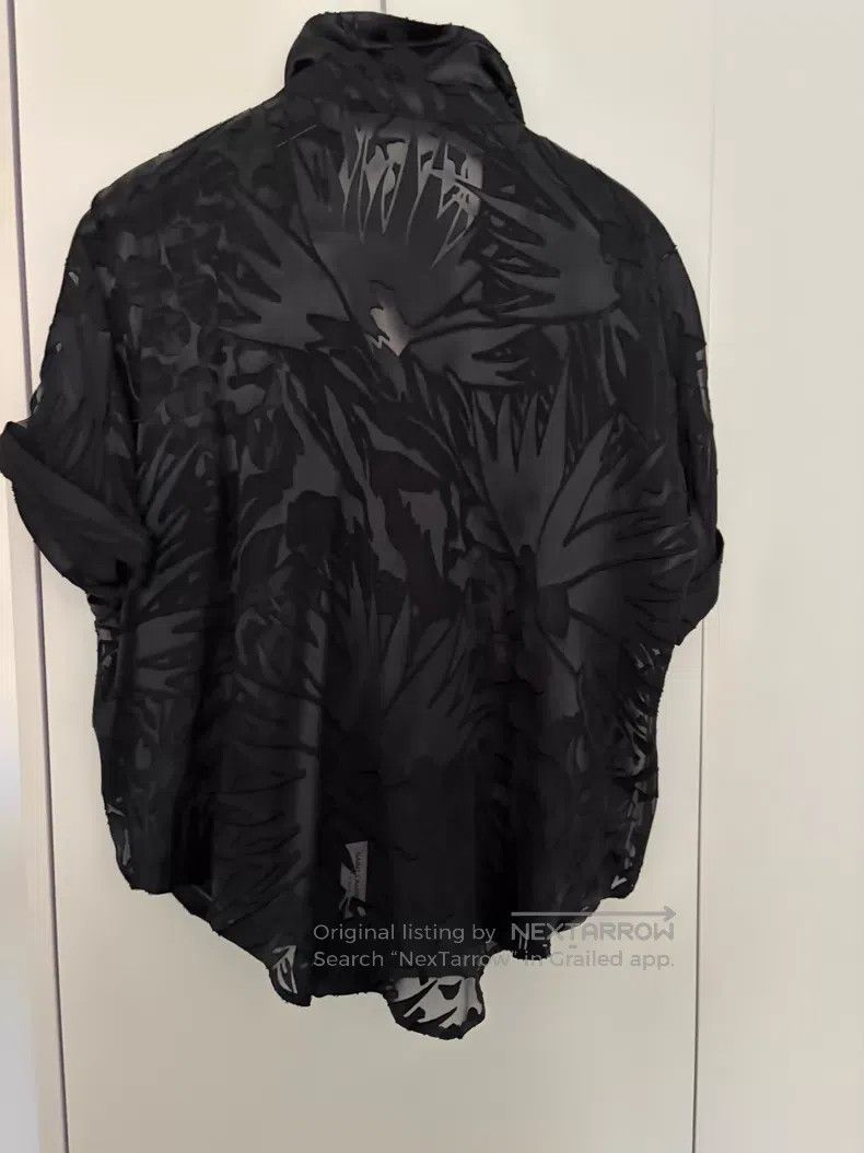 Saint Laurent Paris Saint Laurent Paris Black Short Sleeve Shirt i Size XXS / US 00 / IT 34 - 2 Thumbnail