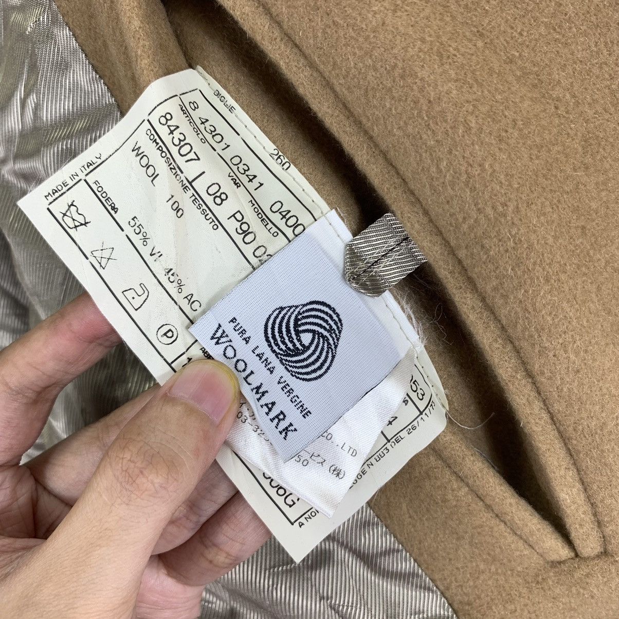 Pal Zileri × Vintage Vintage Pull Pal Zileri Made In Italy Wool Long Jacket Size US L / EU 52-54 / 3 - 8 Thumbnail