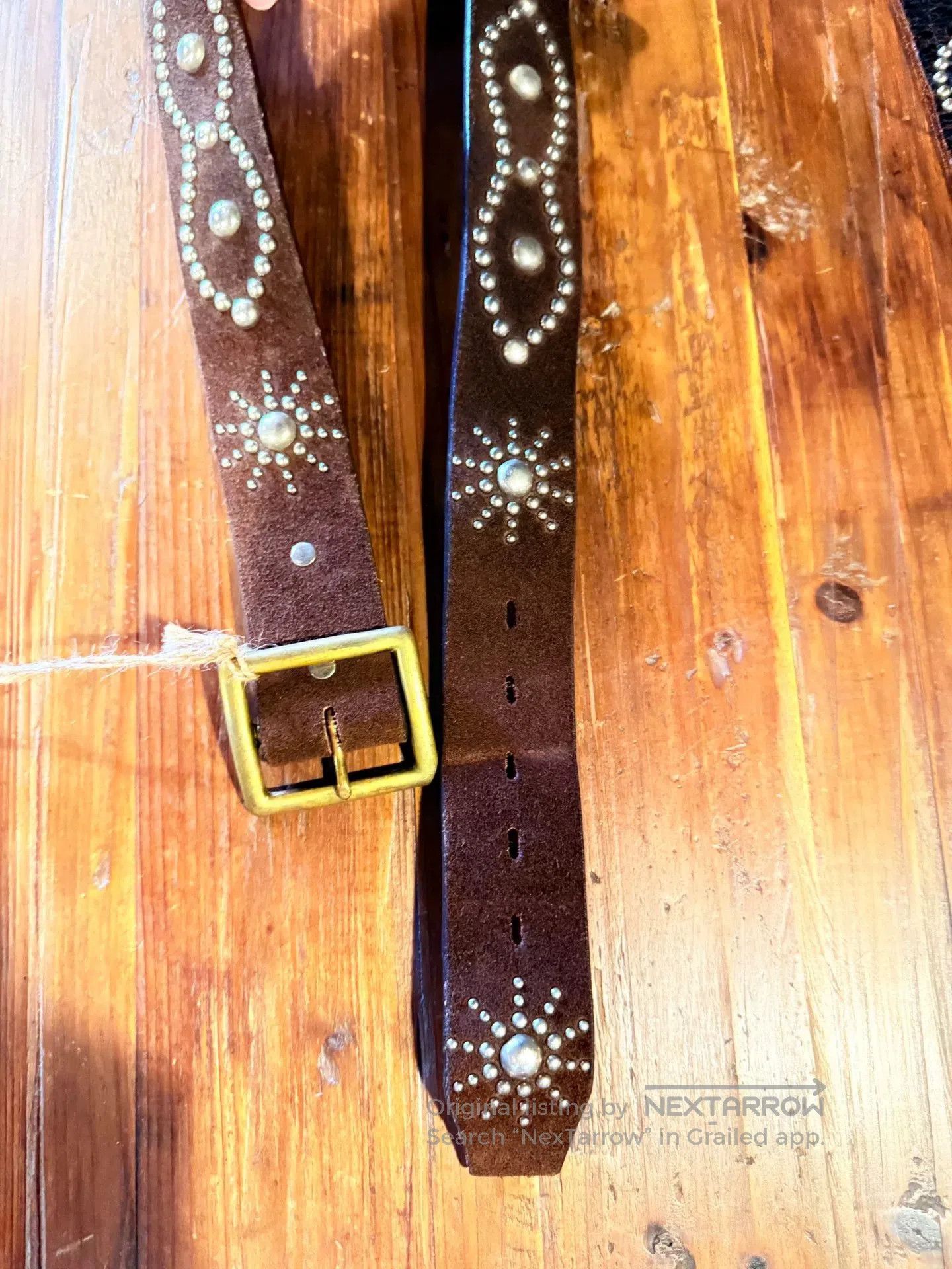 Other HTC Brown Suede Belt Size 34. Size ONE SIZE - 2 Thumbnail