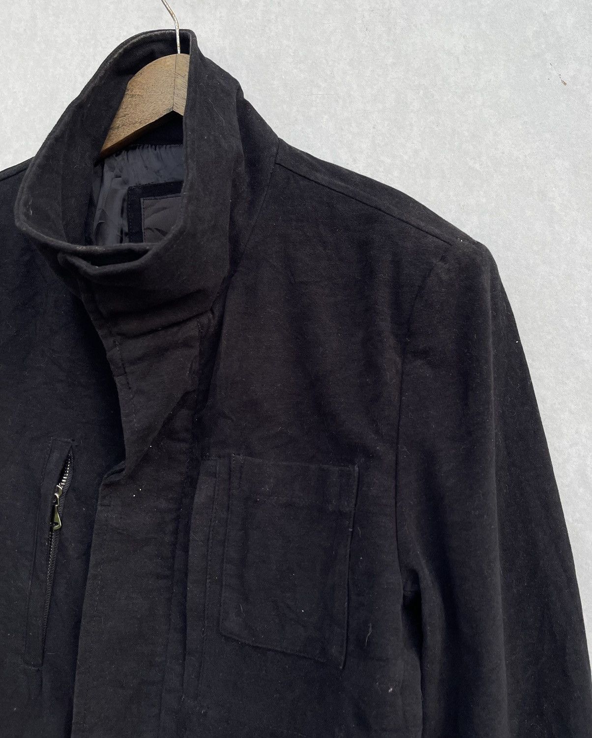 Zara ZARA MAN SUPER BLACK VELVET COAT/JACKET Size US L / EU 52-54 / 3 - 6 Thumbnail