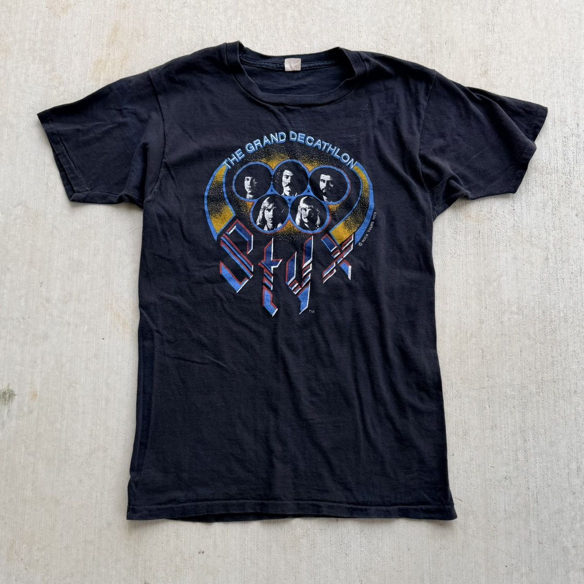 Band Tees Vintage Styx Band Tee Shirt 70s Single Stitch Grand Size US S / EU 44-46 / 1 - 1 Thumbnail