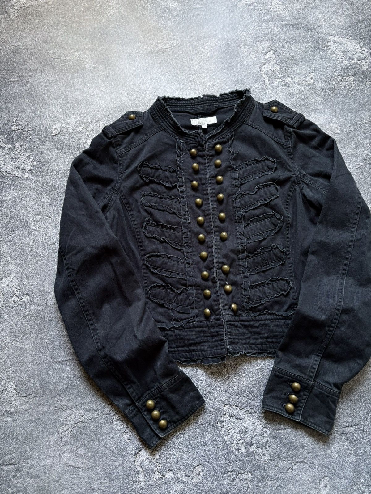 Hysteric Glamour Crazy Vintage Military Napoleon Japanese Grunge Jacket Y2K Size S / US 4 / IT 40 - 2 Thumbnail