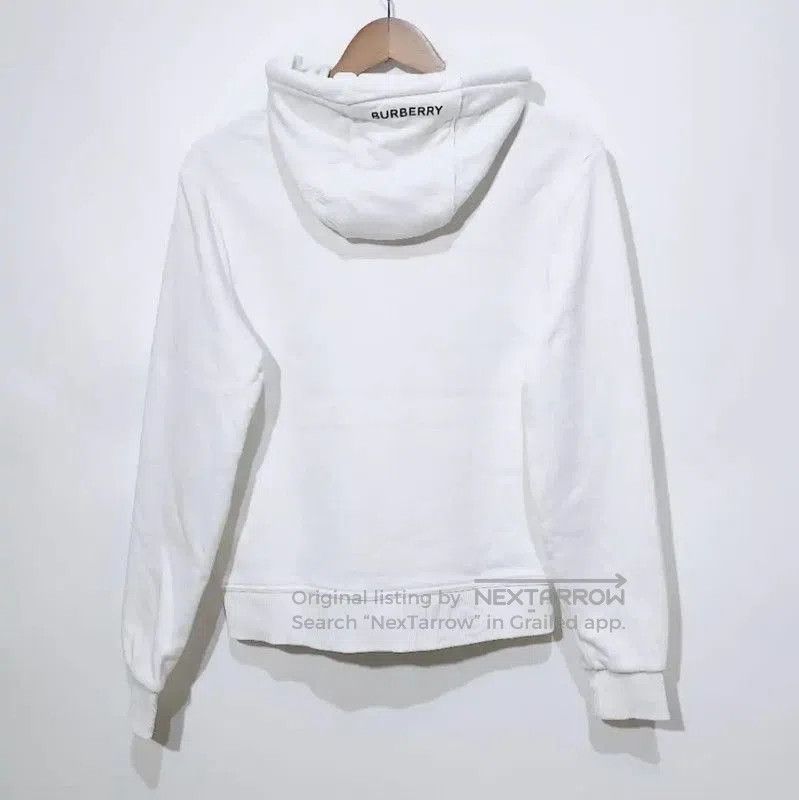 Burberry Burberry White Cotton Women's Hoodie - XXS Size. Size XXS / US 00 / IT 34 - 2 Thumbnail