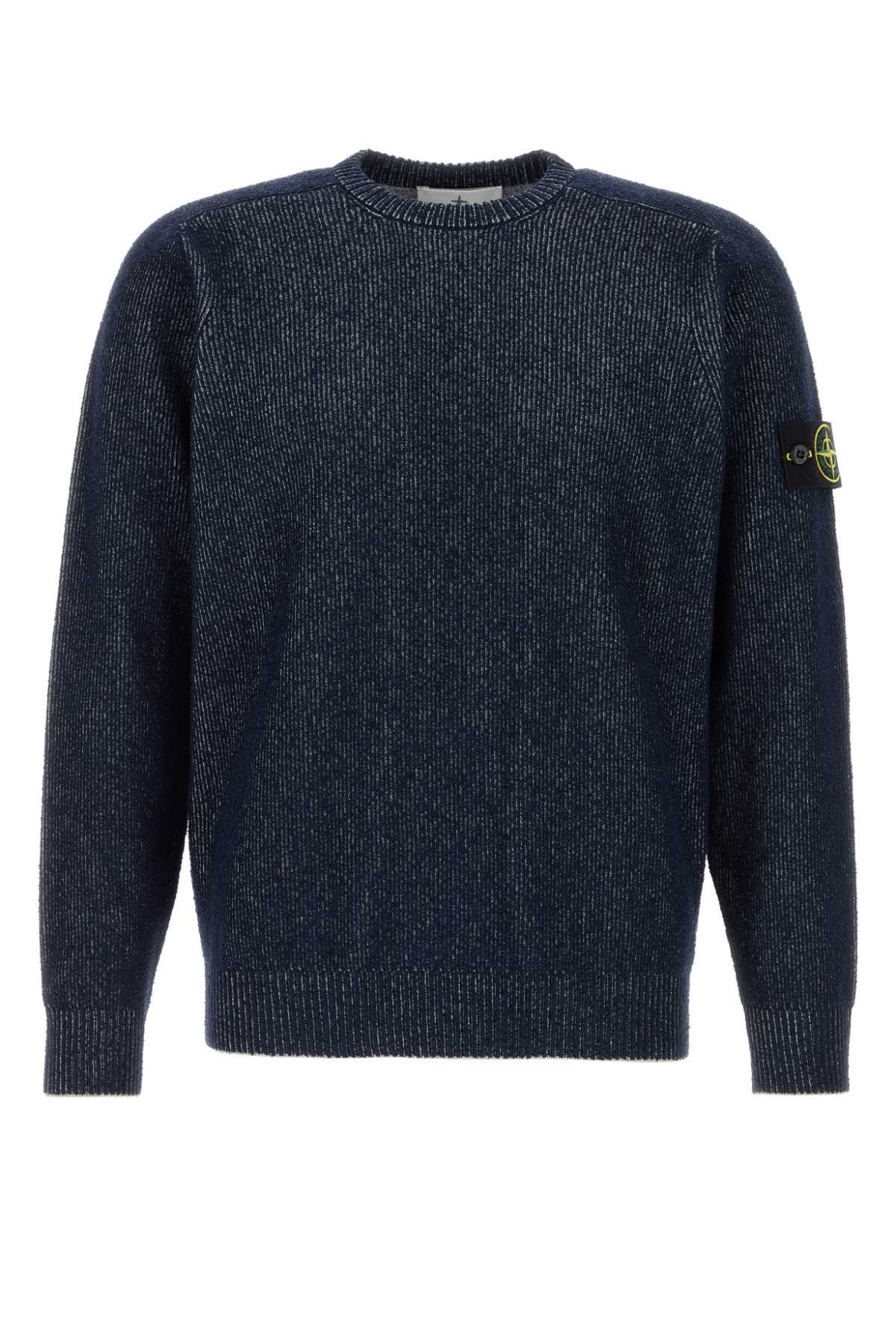 Stone Island Dark Blue Cotton Blend Sweater Size US S / EU 44-46 / 1 - 1 Thumbnail