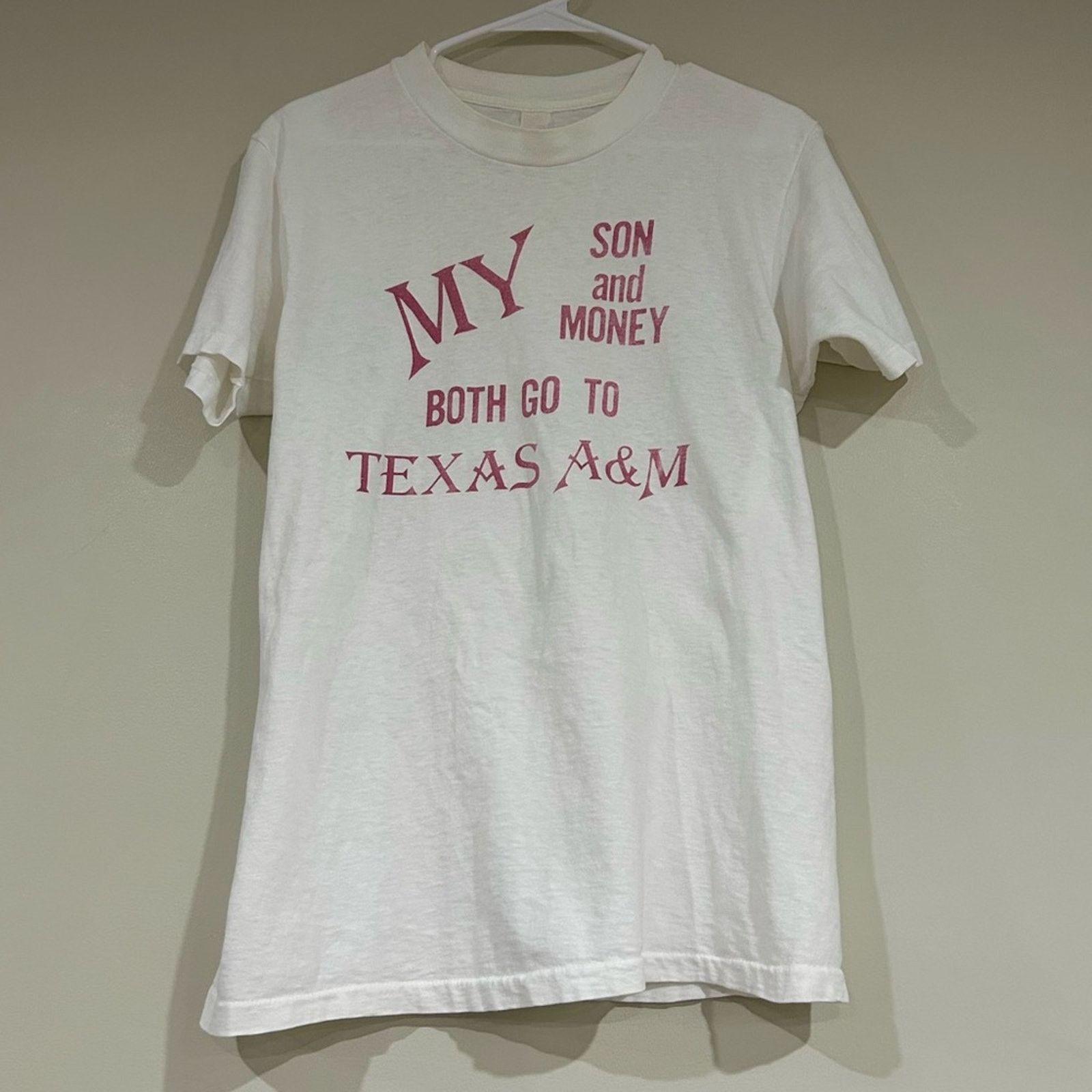 Other Vintage My Son And Money Both Go To Texas A&M Shirt Size US M / EU 48-50 / 2 - 1 Thumbnail