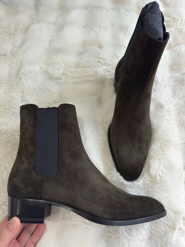 Saint laurent paris Suede Chelsea boots 2506-Nextarrow